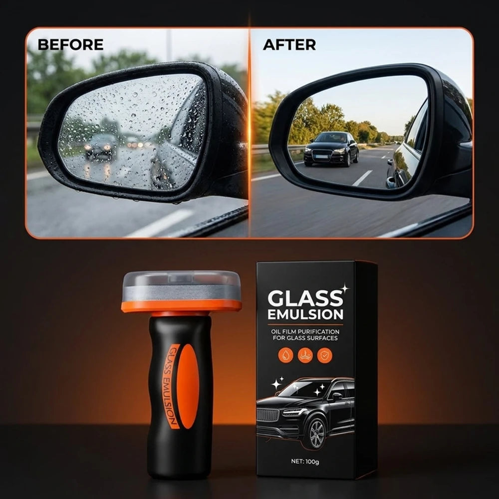 Car Glass Oil Film Remover Brush