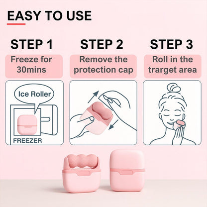 2-in-1 Ice Roller for Face Eye Skin Care