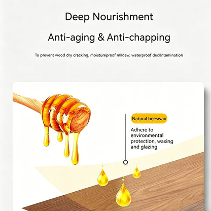 Restore Shine In Seconds 🏠Beeswax Wood Polish Spray Protect Furniture