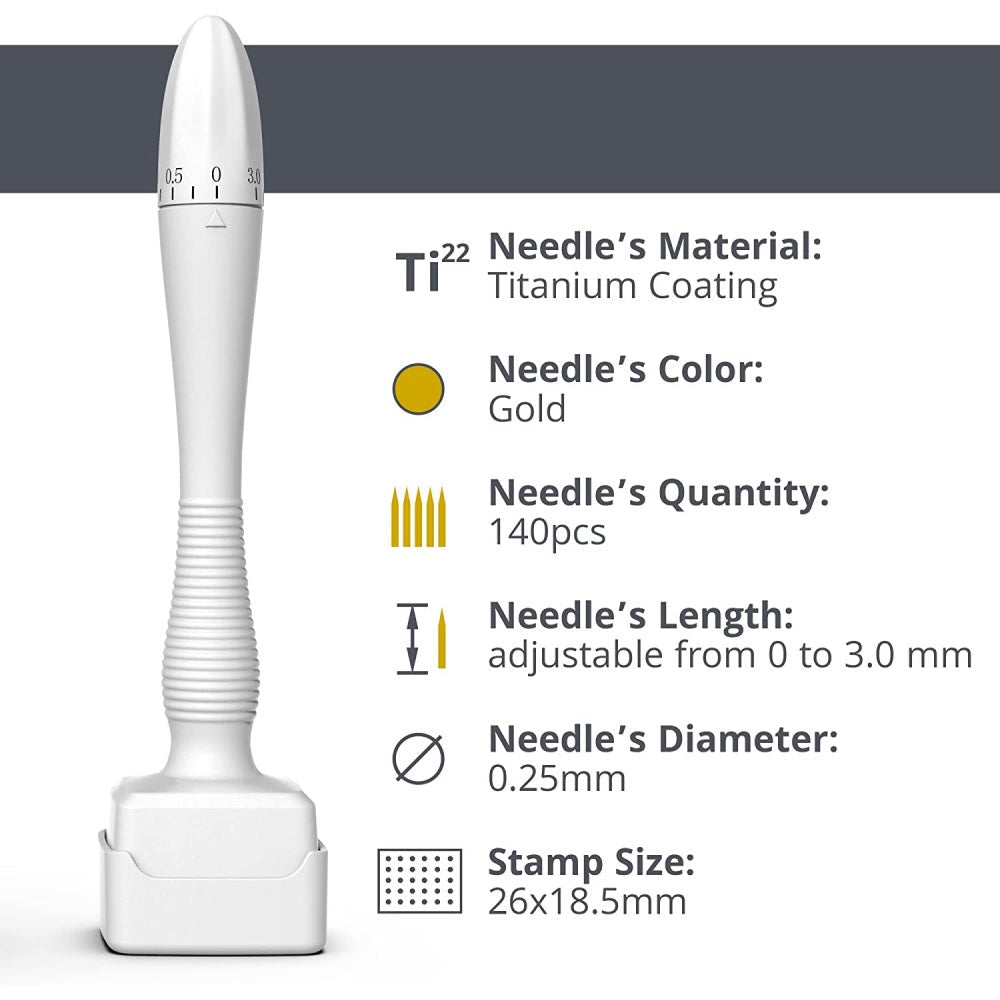 Titanium Microneedle Derma Stamp - Derma Roller Alternative