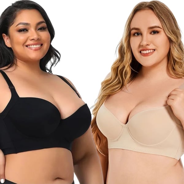 🔥Last Day - 49% OFF👙Comfortable Seamless Plus Size Bra | Back Smoothing & Anti-Sagging Support
