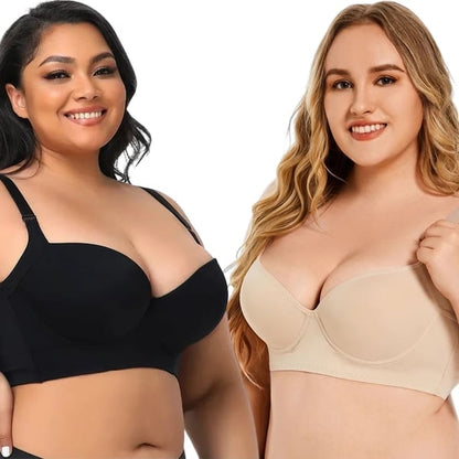 🔥Last Day - 49% OFF👙Comfortable Seamless Plus Size Bra | Back Smoothing & Anti-Sagging Support