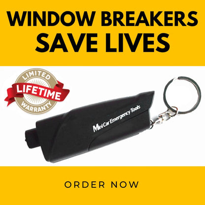 🏆Summer Promotion🔥2-in-1 Emergency Window Breaker & Seatbelt Cutter