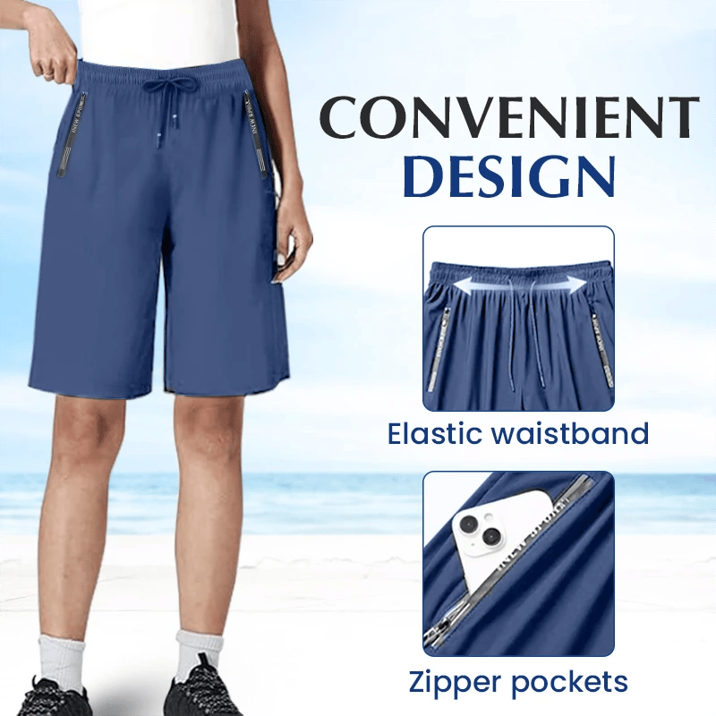 🔥Summer Promotion🧊Ice Silk Quick Drying Stretch Shorts