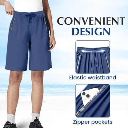 🔥Summer Promotion🧊Ice Silk Quick Drying Stretch Shorts
