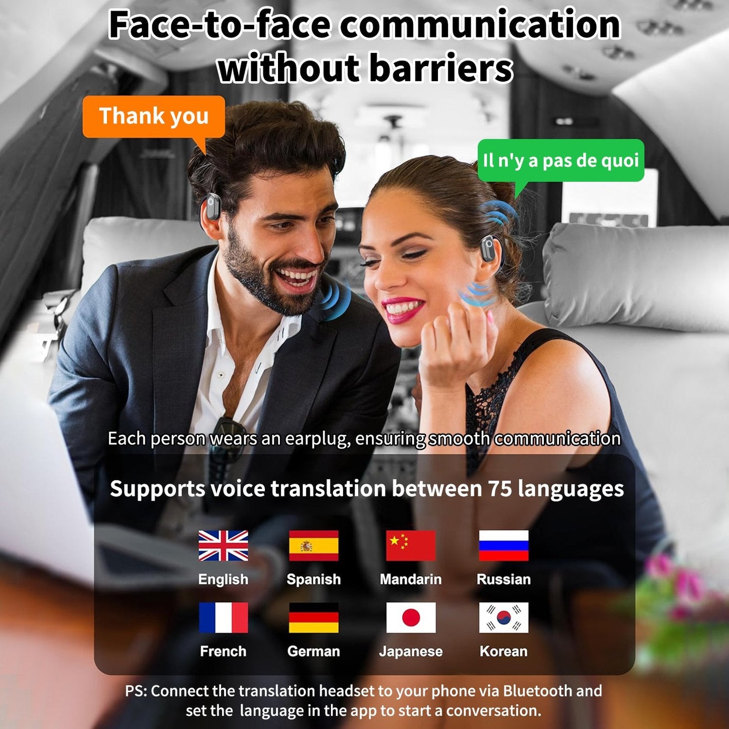 🏆#1 Best Seller⏰AI Translation Wireless OWS Bluetooth5.4 Earphones (Fit iOS & Android)