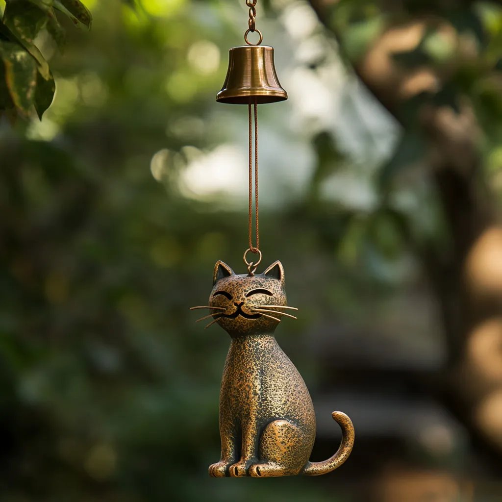 ✨LAST DAY ONLY 49% OFF🔥Handmade Retro Cat Wind Chime