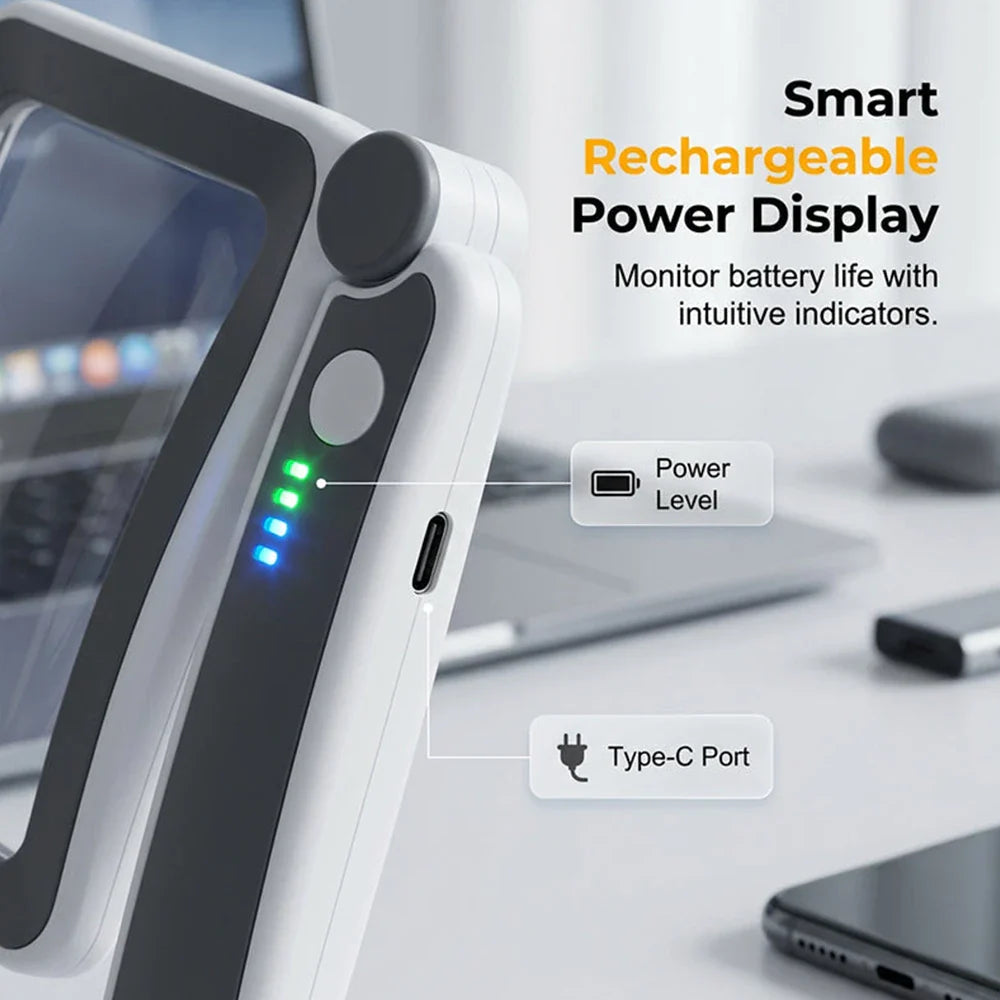 LED Rechargeable Square Magnifier