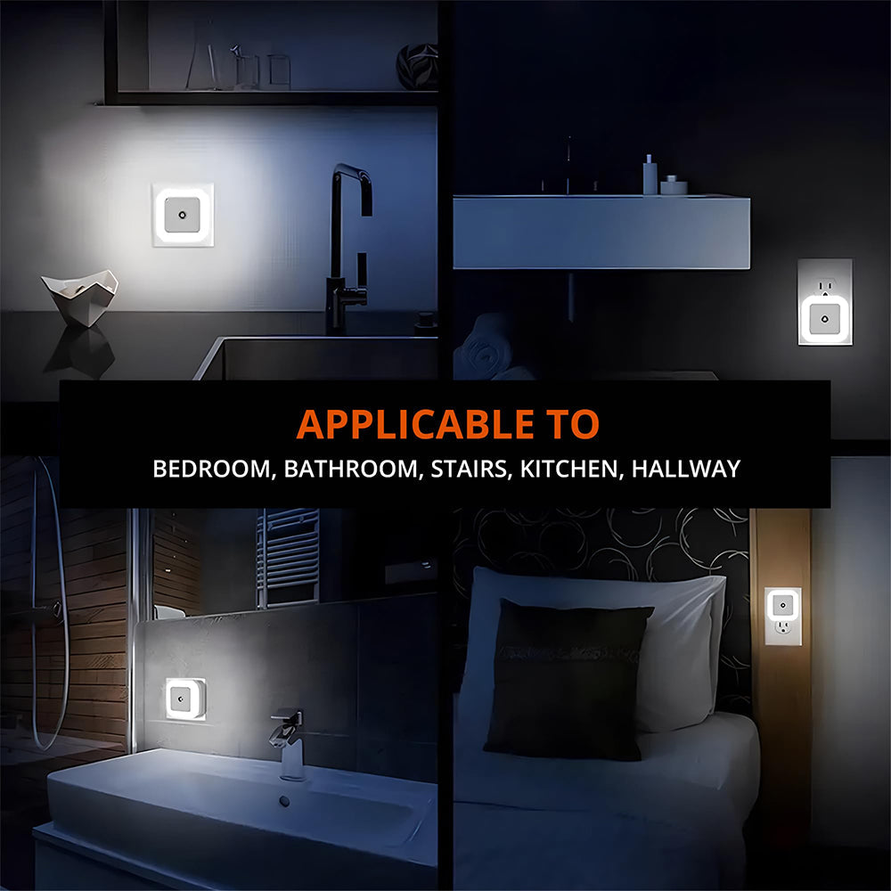 Plug-In Wall Mount Night Light – Safe, Energy-Efficient, and Easy to Use