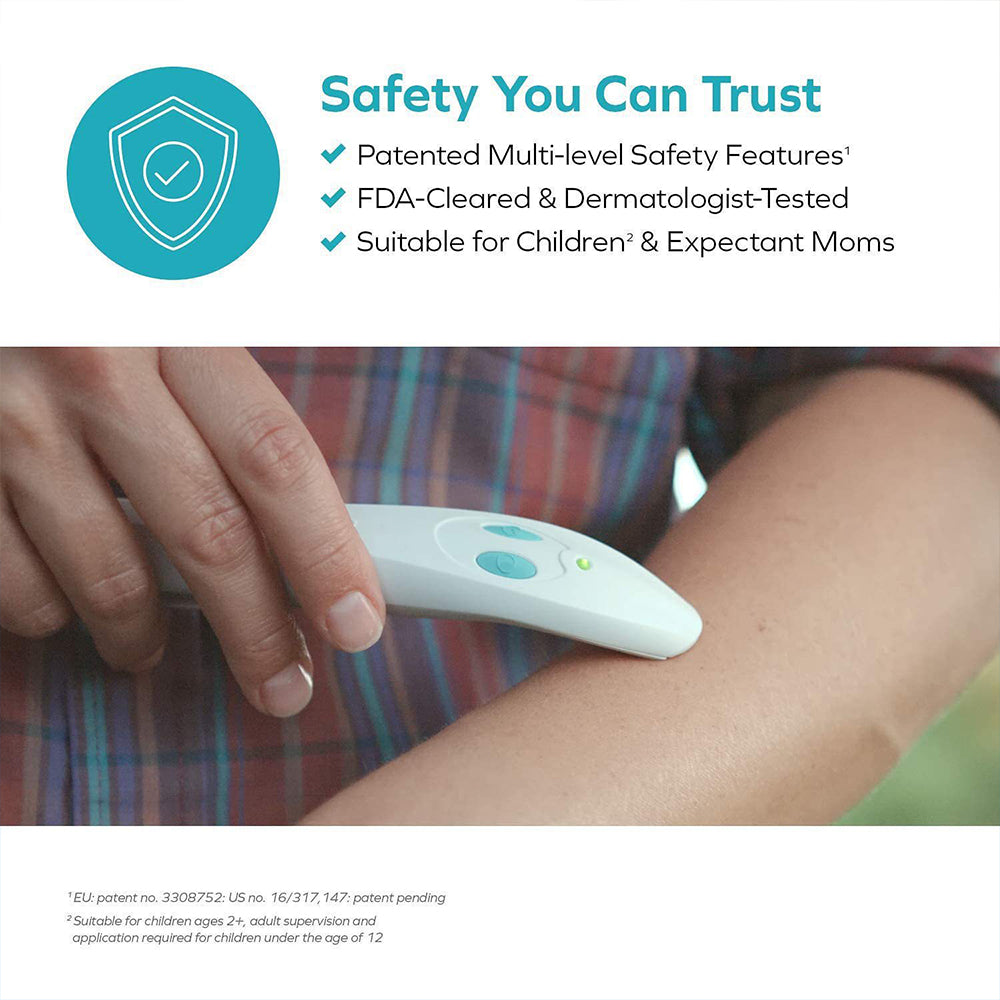 Heat-Powered Electronic Mosquito Bite Treatment, No Chemicals