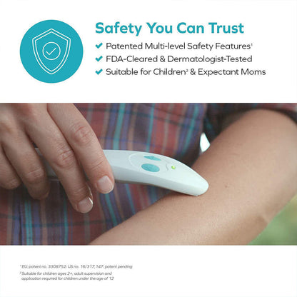 Heat-Powered Electronic Mosquito Bite Treatment, No Chemicals