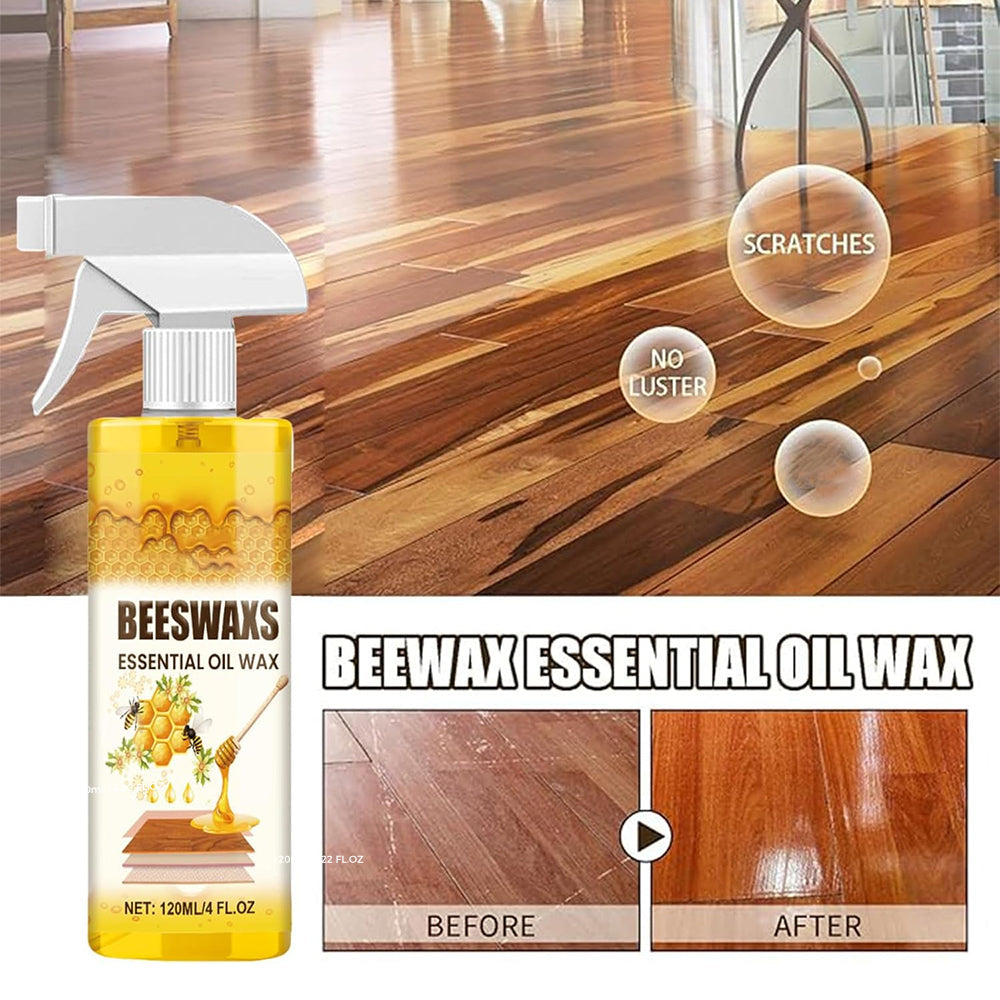 Restore Shine In Seconds 🏠Beeswax Wood Polish Spray Protect Furniture