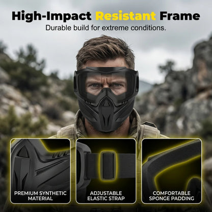 Detachable Full Face Goggle Mask