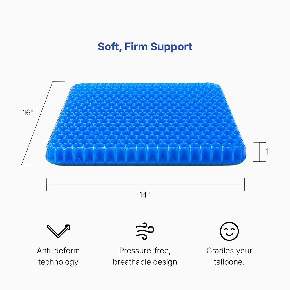 Pressure Relief Gel Seat Cushion