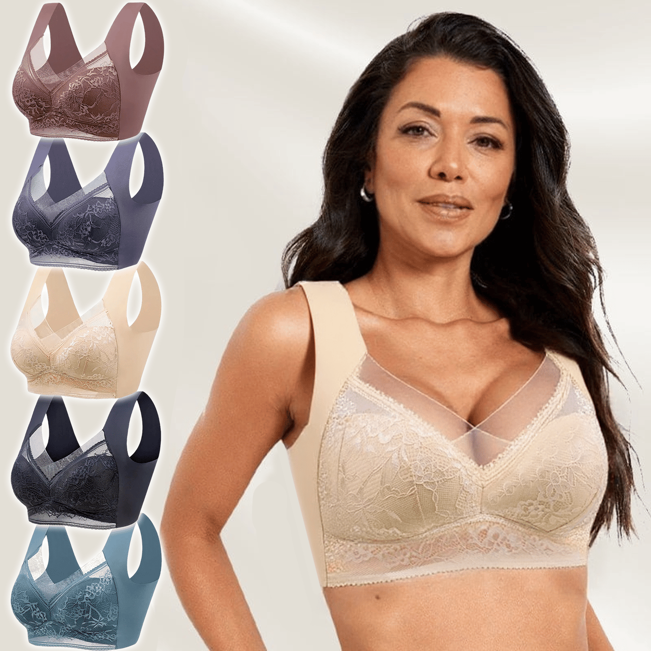 ⏰Limited Time Promotion🔥Buy More Save More- Seamless Sexy Push Up Wireless Bra