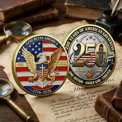 ✨9PCS USA 250th Anniversary Commemorative Coin Gift Set