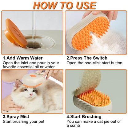 🔥Last Day Promotion 49% OFF - Pet Steam Brush