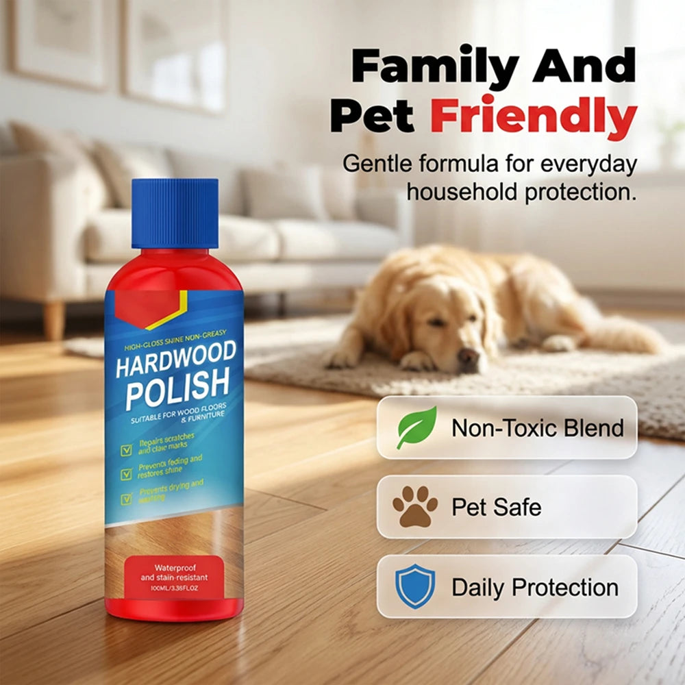 Wood Floor Care & Polishing Restorer