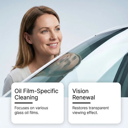 Car Glass Oil Film Remover Brush
