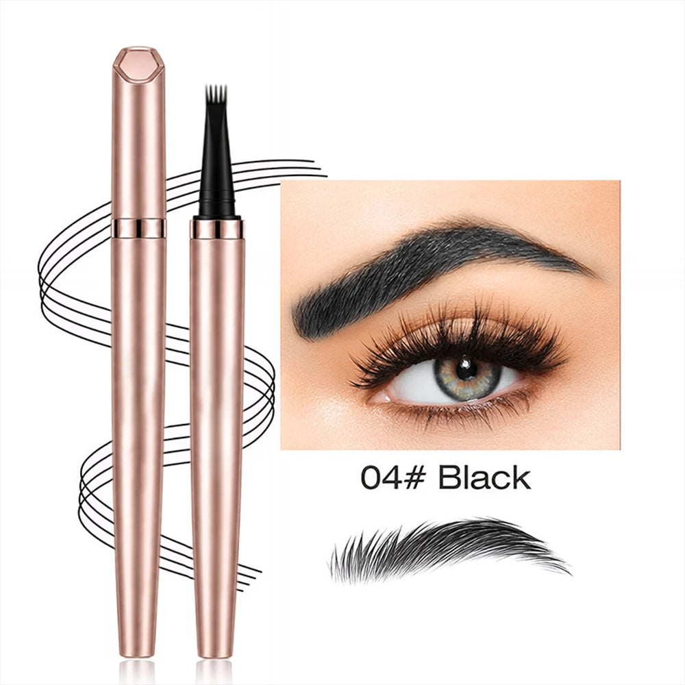 🖌️ Waterproof Micro-Fork Brow Pencil – Natural Hair-Like Brows