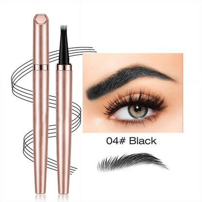 🖌️ Waterproof Micro-Fork Brow Pencil – Natural Hair-Like Brows