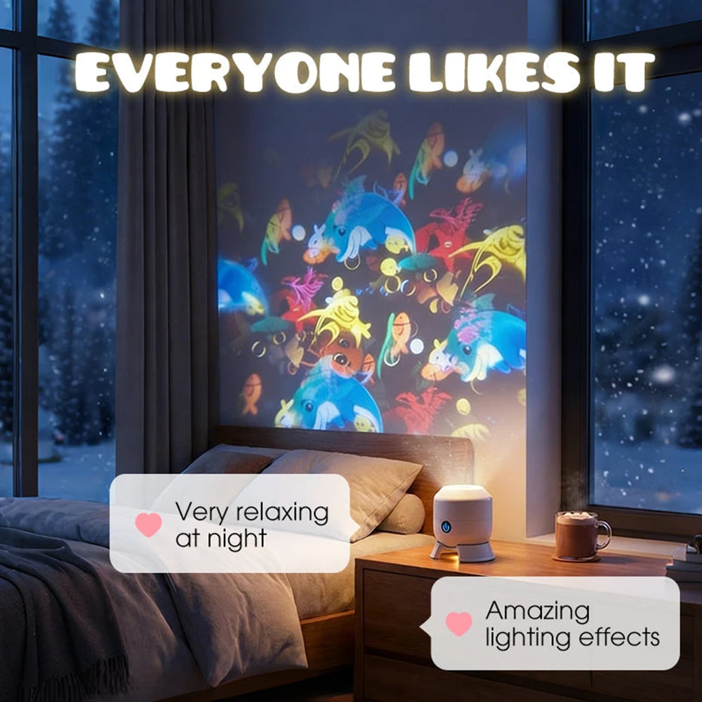 Dynamic RotatingLED Projector Light