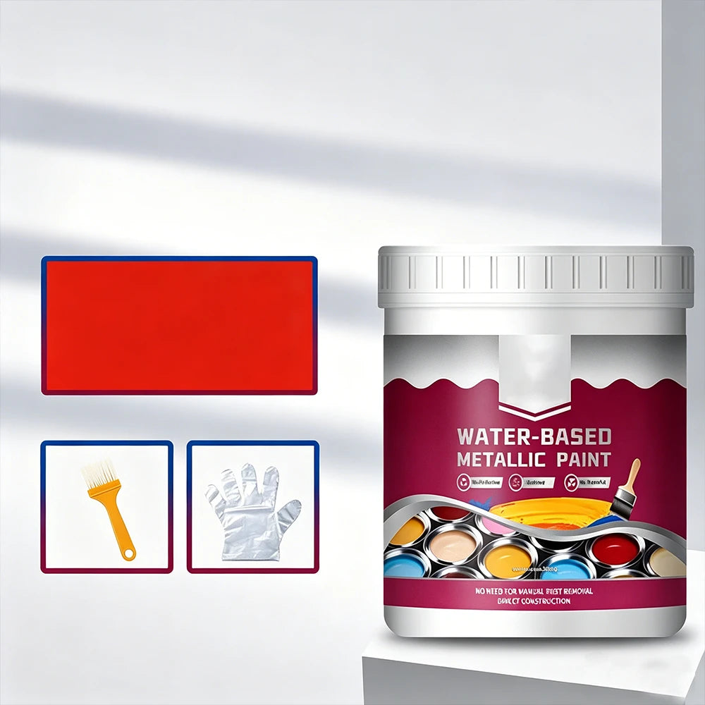 🔨🛡️Rust Converter Metallic Paint | One Coat Anti-Rust, No Sanding