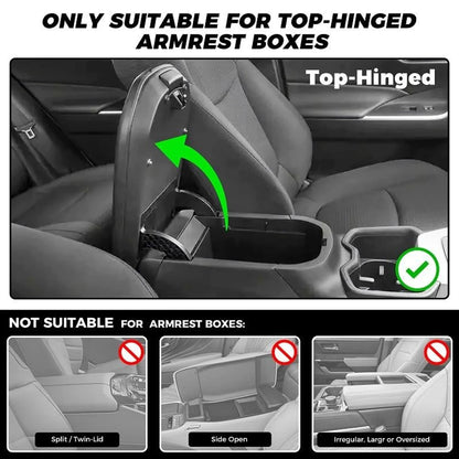 Multifunctional PU Leather Car Armrest Box Mat
