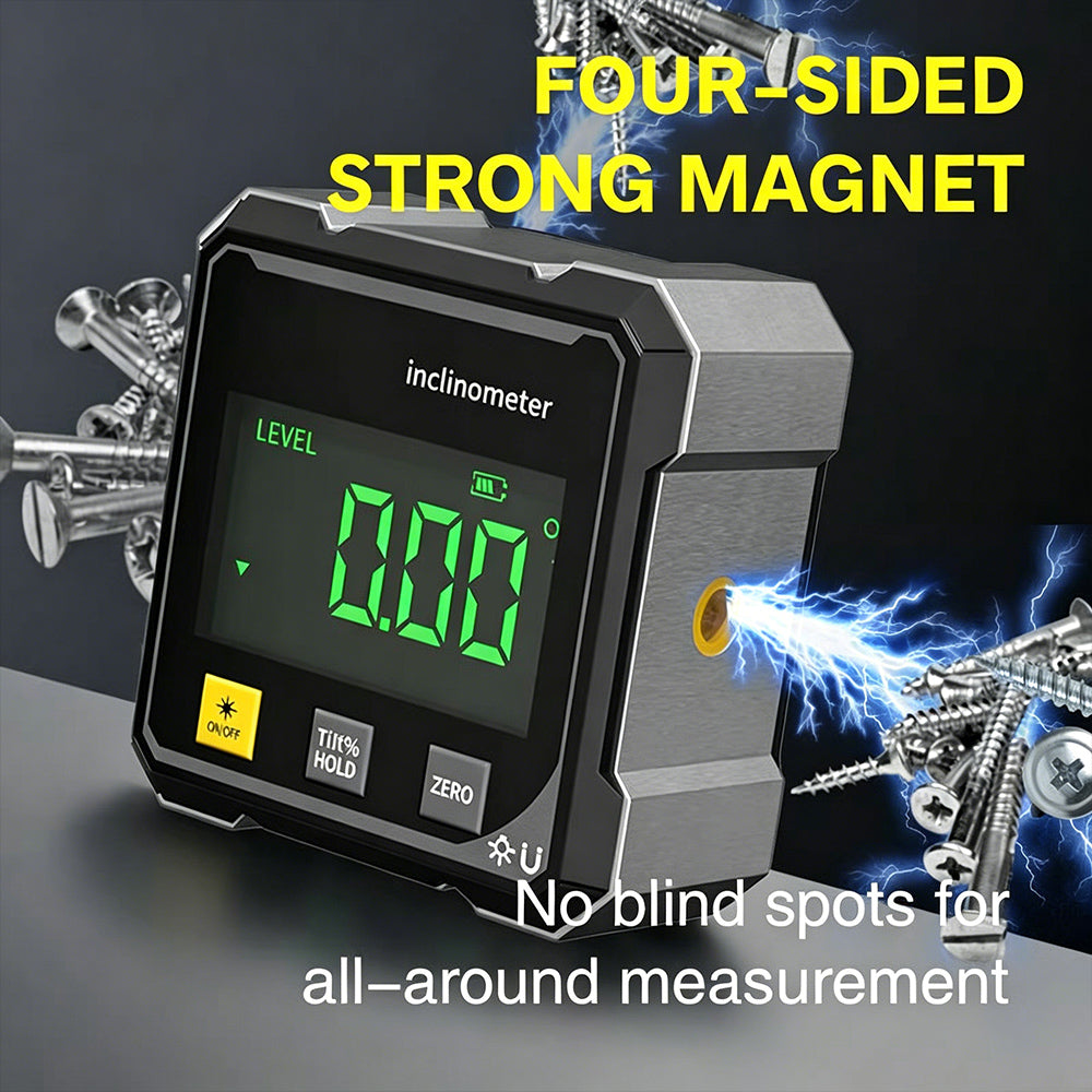 📐 Portable Magnetic Digital Angle Finder-360° Magnetic Attachment Hardware Tool🔥