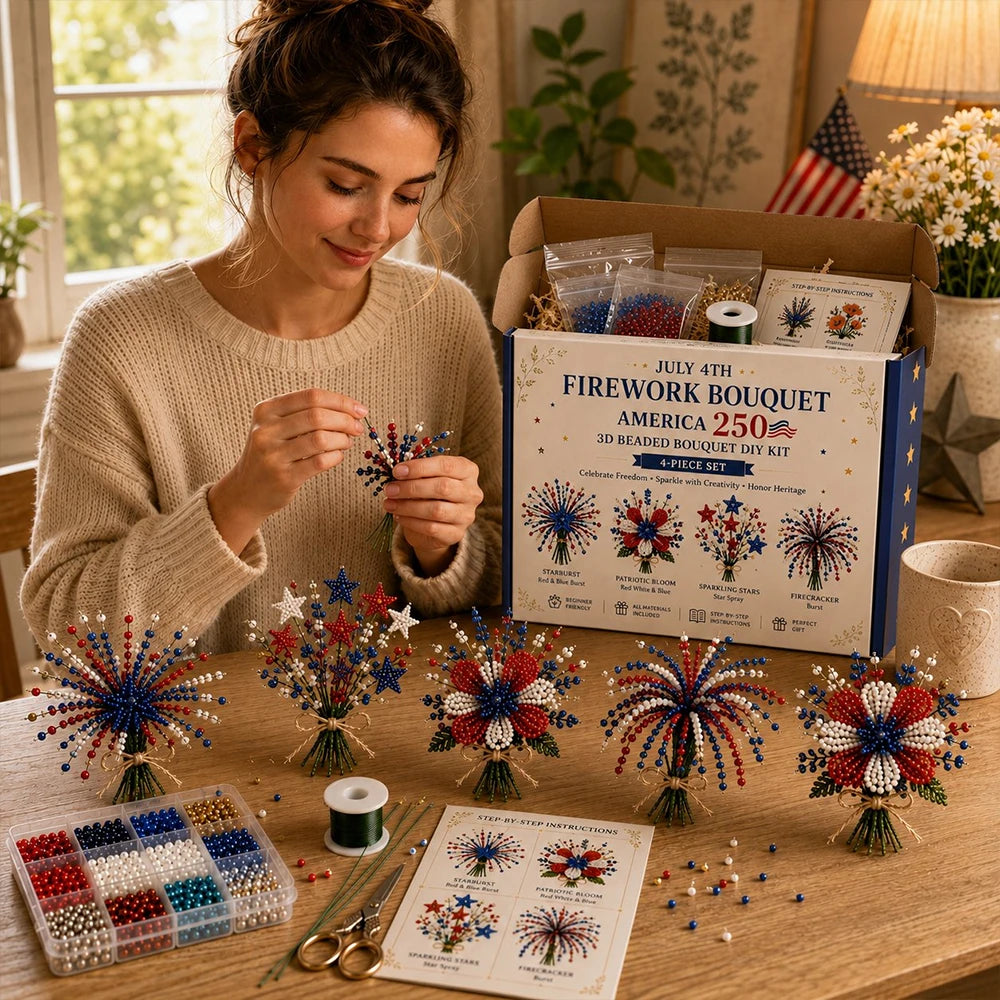 Limited Edition America 250 Beaded Bouquet Kit