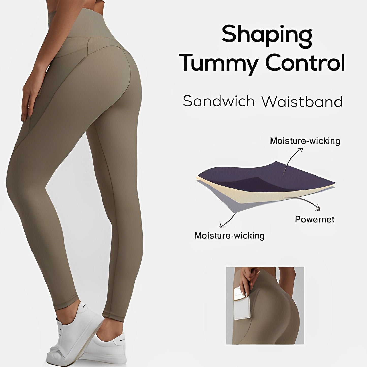🎁Last Day 49% OFF🔥High-waisted tummy-controlling and body-shaping training leggings