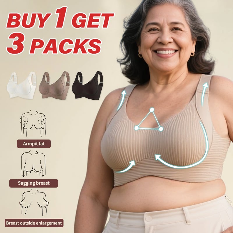 🏆Last Day Buy 1 Get 3 Packs(Each only £6.66) 🔥 Super firming bra | Wire-free push-up bra 👍Brand-new upgrade to eliminate breast sagging
