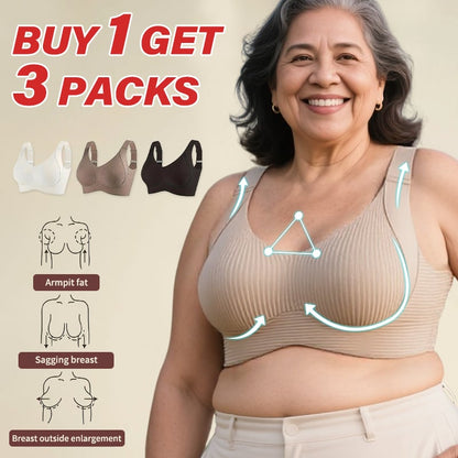 🏆Last Day Buy 1 Get 3 Packs(Each only £6.66) 🔥 Super firming bra | Wire-free push-up bra 👍Brand-new upgrade to eliminate breast sagging