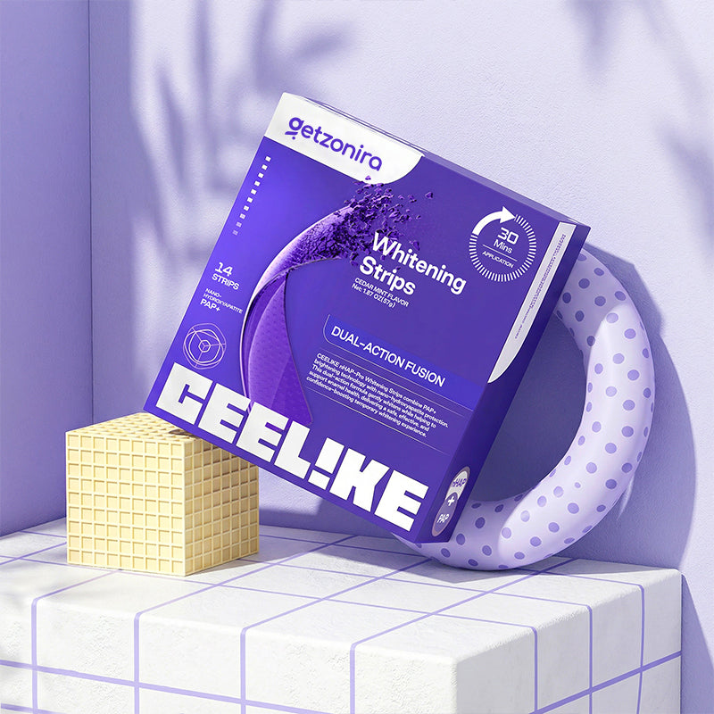 Hydroxyapatite Teeth Whitening Strips Pain-Free Enamel Safe Kit for Sensitive Teeth