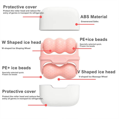 2-in-1 Ice Roller for Face Eye Skin Care