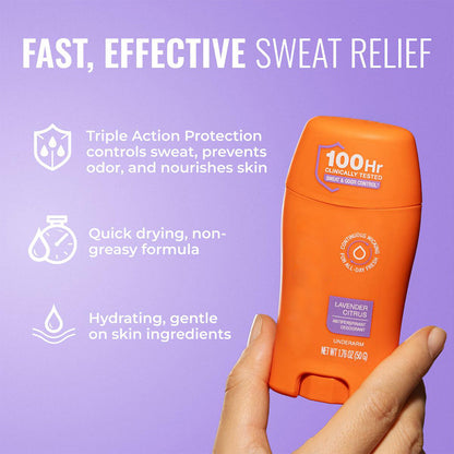 Long Lasting Sweat Odor Control Deodorant