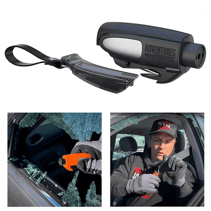 🏆Summer Promotion🔥2-in-1 Emergency Window Breaker & Seatbelt Cutter