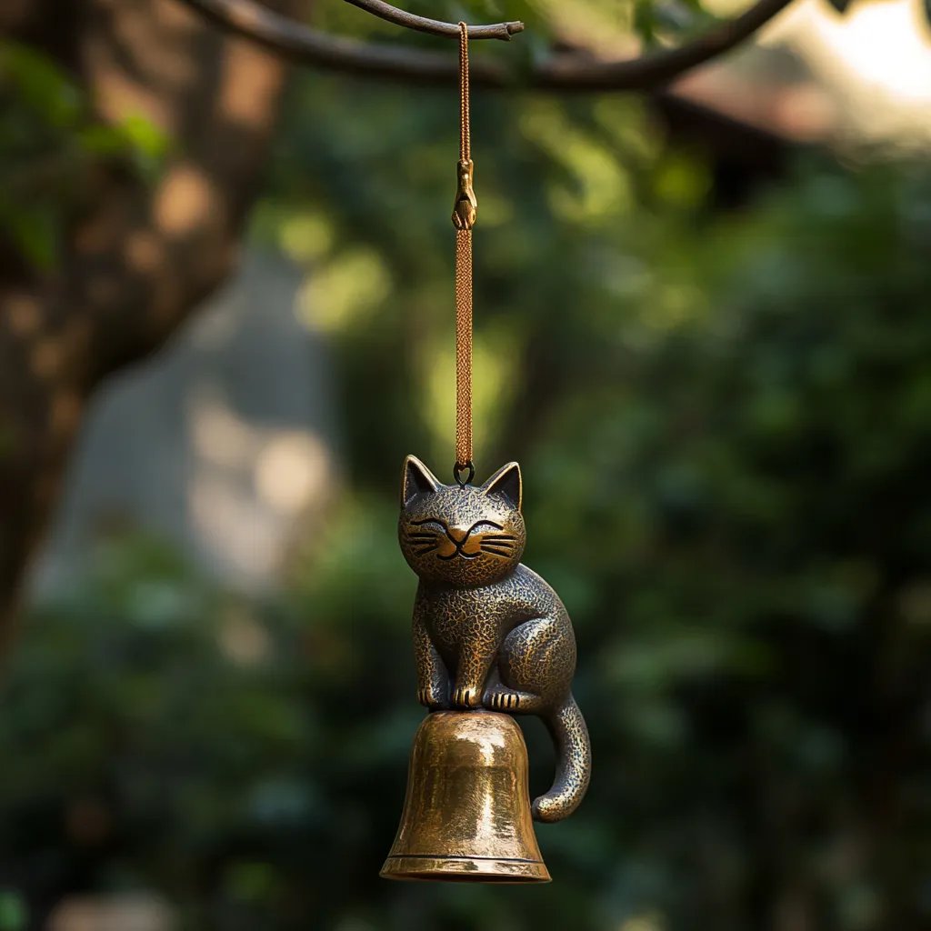 ✨LAST DAY ONLY 49% OFF🔥Handmade Retro Cat Wind Chime