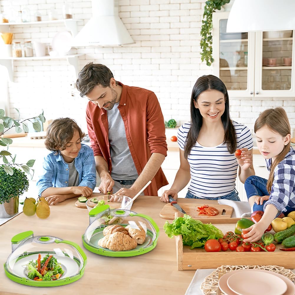 🎉FreshVue Splash Guard 🌟-Microwave Cover for Food