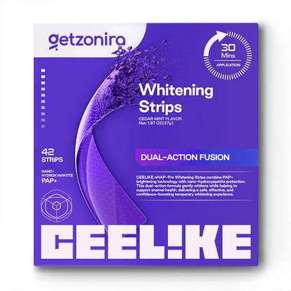 Hydroxyapatite Teeth Whitening Strips Pain-Free Enamel Safe Kit for Sensitive Teeth