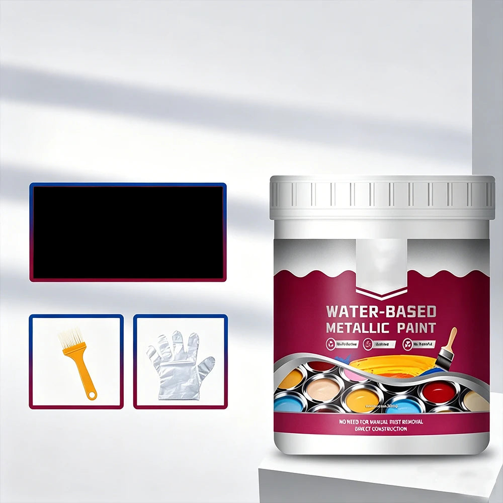 🔨🛡️Rust Converter Metallic Paint | One Coat Anti-Rust, No Sanding