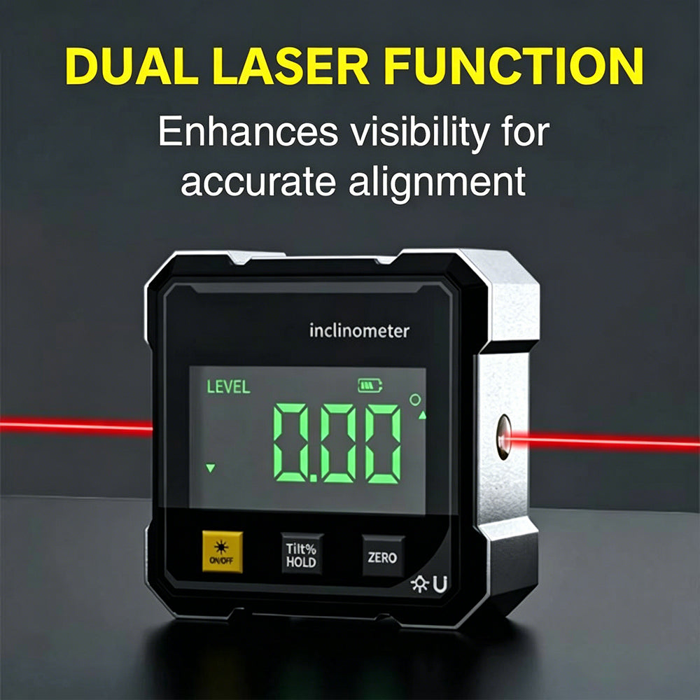 📐 Portable Magnetic Digital Angle Finder-360° Magnetic Attachment Hardware Tool🔥