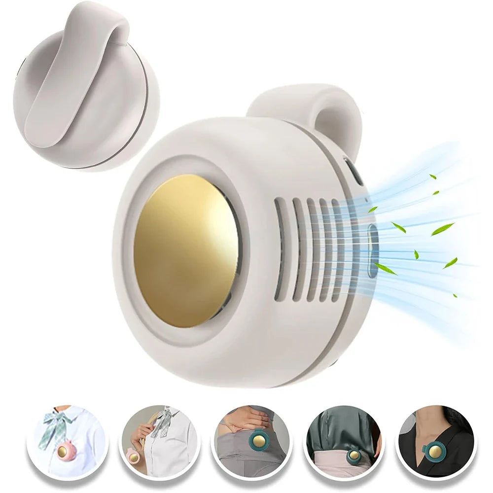 Mini Portable Bladeless Fan – Stay Cool Anywhere, Anytime