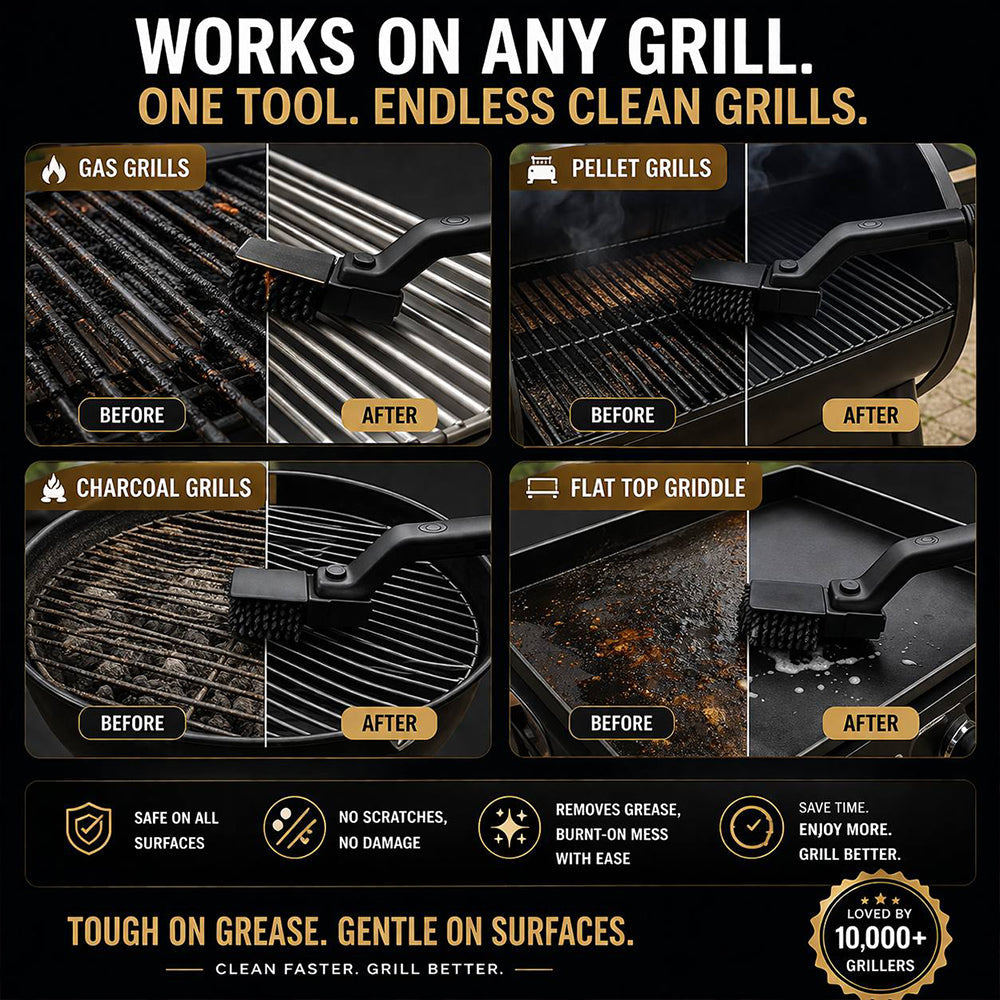 🔥Premium Cordless Electric BBQ Grill Brush