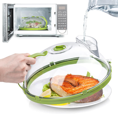 🎉FreshVue Splash Guard 🌟-Microwave Cover for Food