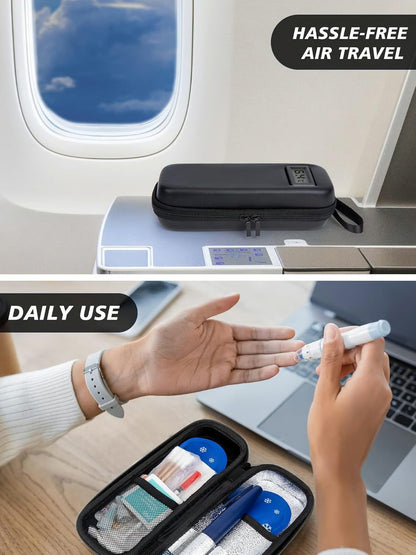 ✨Summer Promotion - 49% OFF🔥Insulin Cooler Travel Case with Temperature Display