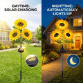Solar Sunflower Lights – Waterproof Auto On/Off Garden Decor