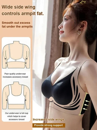 🎁Last Day 49% OFF🔥Super Gather Bra | Wireless Push-up Bra👍No More Sagging Breasts