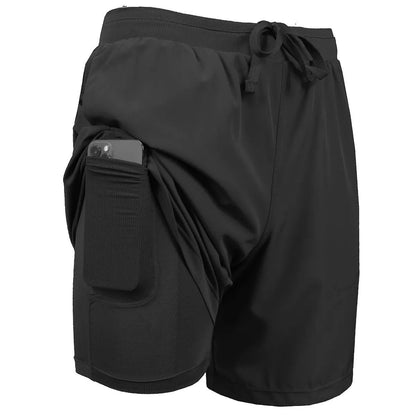 🔥Hot Sale 49%🔥 3-Pack Men's 2 in 1 Stretch Active Quick Dry Gym Running Shorts With Liner