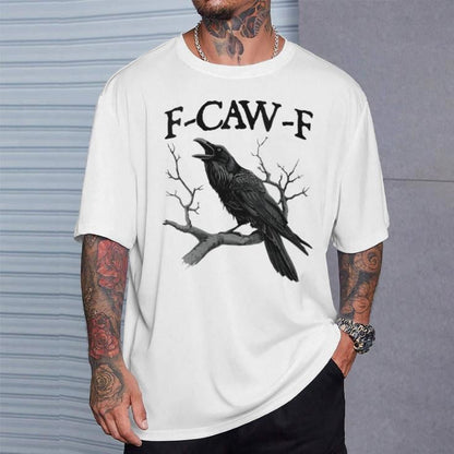 Make a Statement Without Saying a Word! 😜🐦‍⬛🔥Humorous Crow Graphic T-Shirt – Say It With a Caw!
